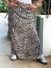 Load image into Gallery viewer, &quot;Alexa&quot; Animal Print Satin Maxi Skirt
