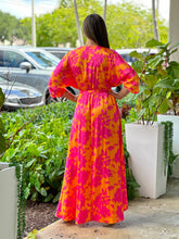 Load image into Gallery viewer, &quot;Yoha&quot; Floral Print Kimono Sleeve Dress
