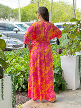 Load image into Gallery viewer, &quot;Yoha&quot; Floral Print Kimono Sleeve Dress
