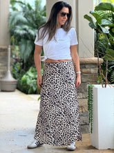 Load image into Gallery viewer, &quot;Alexa&quot; Animal Print Satin Maxi Skirt
