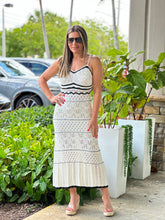 Load image into Gallery viewer, &quot;Violeta&quot; Sleeveless Crochet Midi Dress
