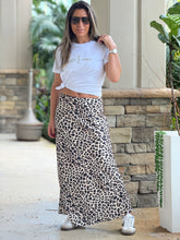 Load image into Gallery viewer, &quot;Alexa&quot; Animal Print Satin Maxi Skirt
