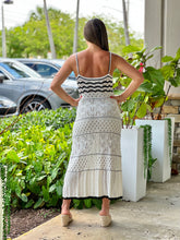 Load image into Gallery viewer, &quot;Violeta&quot; Sleeveless Crochet Midi Dress
