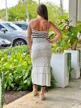 Load image into Gallery viewer, &quot;Violeta&quot; Sleeveless Crochet Midi Dress
