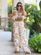 Load image into Gallery viewer, &quot;BLESS ME&quot; Printed Vest And Matching Pants Set
