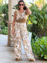 Load image into Gallery viewer, &quot;BLESS ME&quot; Printed Vest And Matching Pants Set
