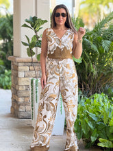 Load image into Gallery viewer, &quot;BLESS ME&quot; Printed Vest And Matching Pants Set
