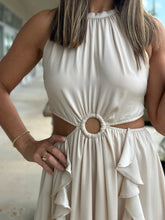 Load image into Gallery viewer, &quot;Savanna&quot; Sleeveless Cut Out Detail Maxi Dress
