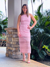 Load image into Gallery viewer, &quot;Elena&quot; Halter Lace Midi Dress
