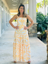 Load image into Gallery viewer, &quot;Gemma&quot; Maxi Dress With Spaghetti Straps, Fitted Waist With A Maxi Trim.
