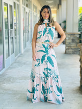 Load image into Gallery viewer, &quot;Gia&quot; Printed Maxi Dress, Featuring Sleeveless And High Neck
