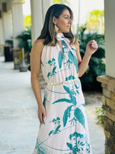 Load image into Gallery viewer, &quot;Gia&quot; Printed Maxi Dress, Featuring Sleeveless And High Neck
