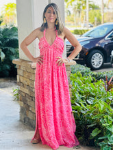 Load image into Gallery viewer, &quot;Indi&quot; Sleeveless Halter Maxi Dress
