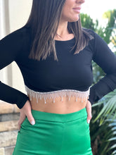 Load image into Gallery viewer, Copy of &quot;Angie&quot; Long Sleeve Crop Top
