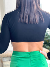 Load image into Gallery viewer, Copy of &quot;Angie&quot; Long Sleeve Crop Top
