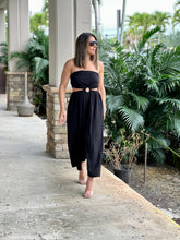 Load image into Gallery viewer, &quot;Fabiola&quot; Strapless Cut Out Waist Jumpsuit
