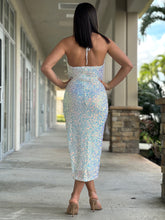 Load image into Gallery viewer, &quot;Anais&quot; Sleeveless Sequins Midi Dress

