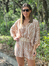 Load image into Gallery viewer, &quot;Carlota&quot; Kimono Sleeve Tie Back Neck Romper

