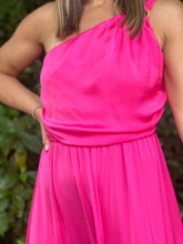 Load image into Gallery viewer, &quot;Alessandra&quot; One Shoulder Elastic Back Jumpsuit
