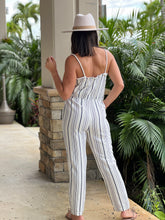 Load image into Gallery viewer, &quot;Ella&quot; Striped Sleeveless Jumpsuit
