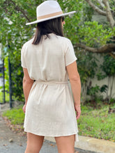Load image into Gallery viewer, &quot;Shane&quot; Button Up Short Sleeve Dress
