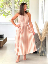 Load image into Gallery viewer, &quot;Caroline&quot; Sleeveless Pleated Midi Dress
