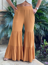 Load image into Gallery viewer, Tiered Ruffle High Waisted Wide Leg Pants
