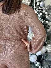 Load image into Gallery viewer, &quot;Bethany&quot; Long Sleeve Sequins Romper
