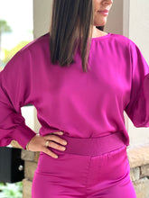 Load image into Gallery viewer, &quot;Bonnie&quot; Satin Pants And Top Set
