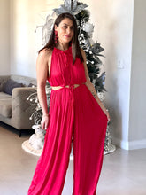Load image into Gallery viewer, &quot;Holly&quot; Satin Wide Leg Jumpsuit
